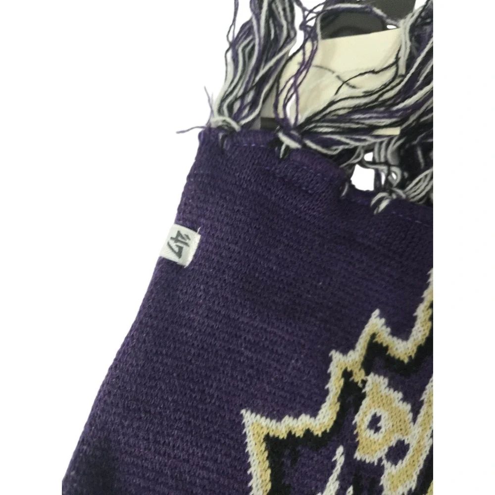 NFL‎ Baltimore Ravens '47 Brand Knit Scarf - NWT Purple/Black